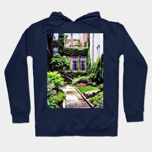 Boston MA - Hidden Garden Hoodie by SusanSavad